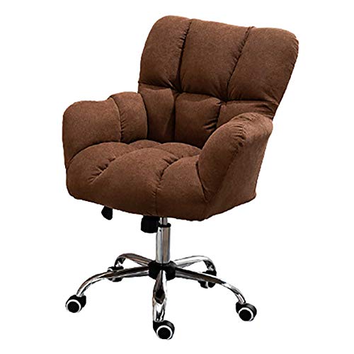 Ergonomischer Drehstuhl mit Lendenwirbelstütze, Computerstuhl mit mittlerer Rückenlehne, höhenverstellbar, atmungsaktiv, gepolsterter Sitz, perfekt für Heimbüro und Arbeitsbereiche von Generisch