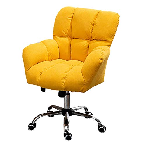 Ergonomischer Drehstuhl mit Lendenwirbelstütze, höhenverstellbar, mittlere Rückenlehne, Computerstuhl, atmungsaktiv, gepolsterter Sitz für Home Office & Gaming, bequemer Drehstuhl von Generisch
