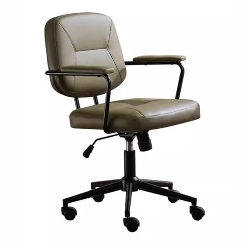 Ergonomischer Drehstuhl mit Rückenlehne für Heimbüro, Schreibtisch und Computer – luxuriöses Design, höhenverstellbar von Generisch