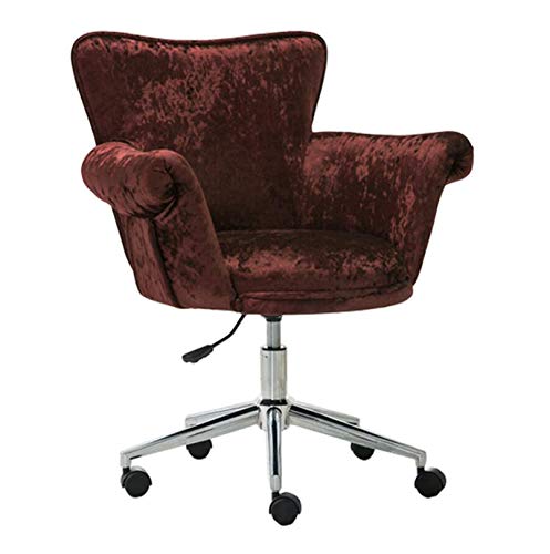 Ergonomischer Drehstuhl mit mittlerer Rückenlehne, Samtpolsterung, Bürostuhl, Gaming-Stuhl für Heimbüro von Generisch