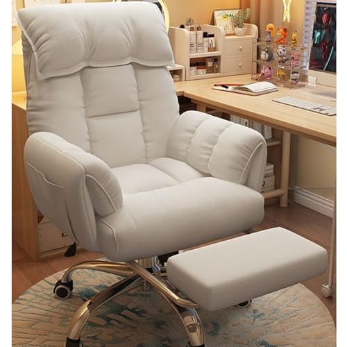 Ergonomischer Gaming-Stuhl & Liegesofa - Verstellbare Rückenlehne Lazy Sofa mit Seitentasche für Home Office & Wohnzimmer - Bequemer Schreibtischsitz für ganztägigen Halt von Generisch
