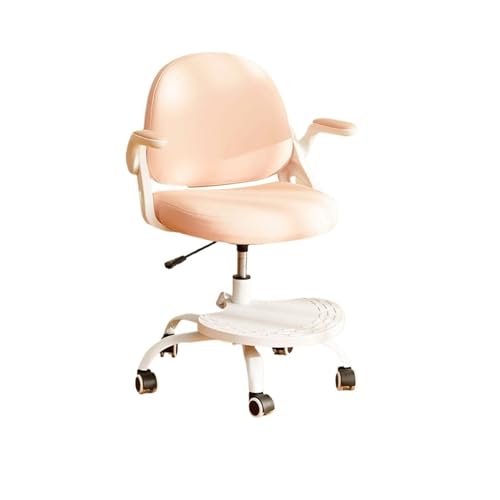 Ergonomischer Kinder-Schreibtischstuhl, höhenverstellbar, Drehstuhl, Bürostuhl mit Schwerkraft-Rollen, ideal für Kinder von 4 bis 12 Jahren, Rosa, perfekt für Zuhause und Schule Ergonomischer Kinder-Schreibtischstuhl, höhenverstellbar, Drehstuhl, Bürostuhl mit Schwerkraft-Rollen, ideal für Kinder von 4 bis 12 Jahren, Rosa, perfekt für Zuhause und Schule von Generisch