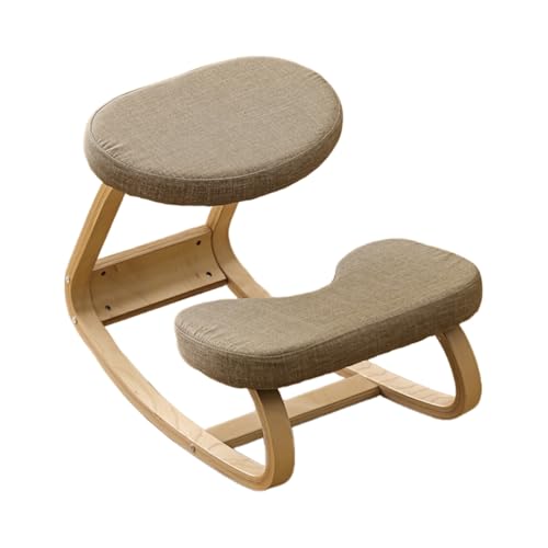Ergonomischer Kniestuhl,Holzhocker im Kniestuhl-Stil,Haltungskorrektur for den Schreibtisch,Verbesserung der Linderung von Nackenschmerzen(Style 2) von Generisch