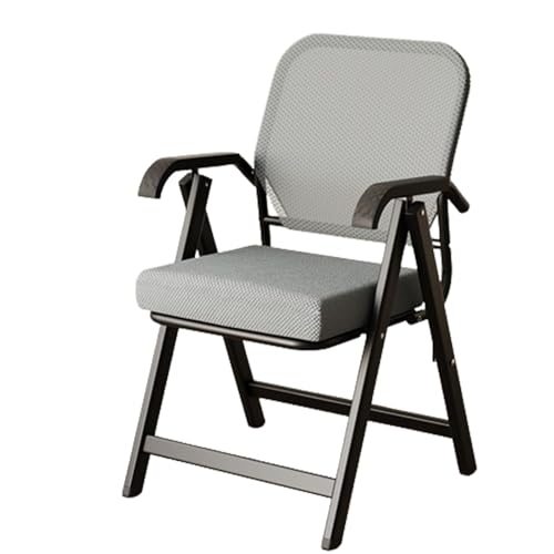 Ergonomischer Netzstuhl - Faltbares stapelbares Design für Bürobesprechungen und Trainingsräume mit verstellbarer Höhe und robusten Armlehnen Ergonomischer Netzstuhl - Faltbares stapelbares Design für Bürobesprechungen und Trainingsräume mit verstellbarer Höhe und robusten Armlehnen von Generisch