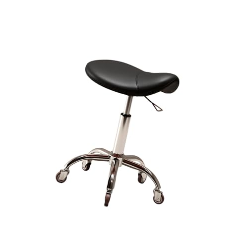Ergonomischer Sattelhocker,Verstellbarer,Verschiebbarer 360°-Drehstuhl Mit Rädern,Geeignet for Schneiden Im Home Office,Salon,Labor(Color 2) von Generisch