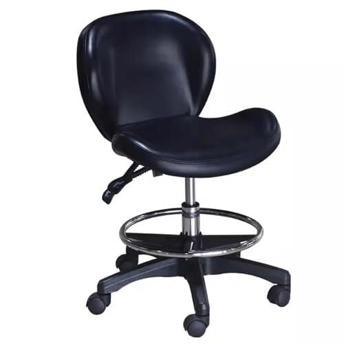 Ergonomischer Sattelhocker – schwenkbar, höhenverstellbar, mit Fußstütze und Rückenstütze für Büro, Zuhause und Mediziner Ergonomischer Sattelhocker – schwenkbar, höhenverstellbar, mit Fußstütze und Rückenstütze für Büro, Zuhause und Mediziner von Generisch