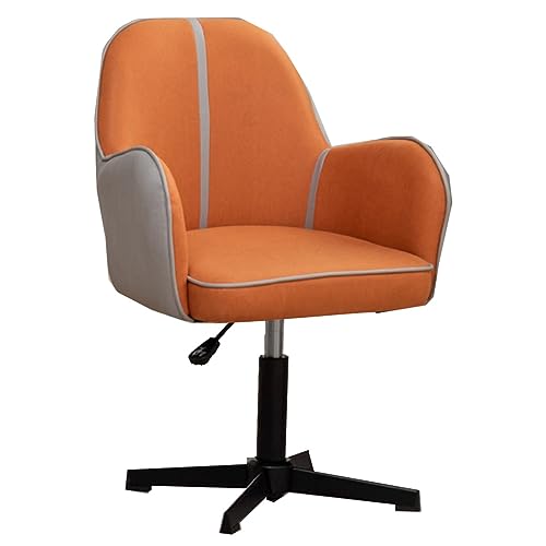 Ergonomischer Schreibtischstuhl mit Armlehnen, verstellbare Höhe, 360° drehbar, PU-Leder, mittlere Rückenlehne für Komfort und Unterstützung, Heimbüro-Arbeitsstuhl von Generisch