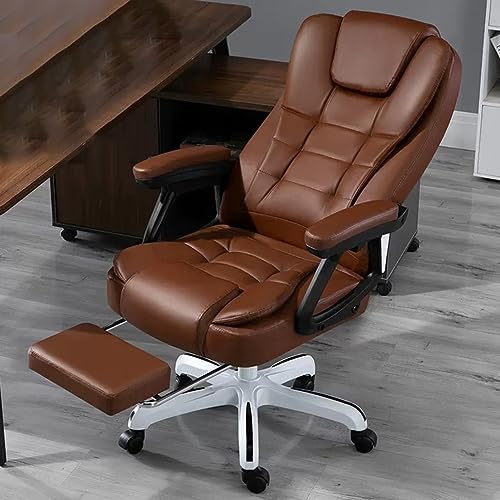 Ergonomischer beheizter Computer-Schreibtischstuhl mit 7-Punkt-Drehstuhl mit Fußstütze und Lendenkissen, Bürostuhl für ultimativen Komfort und Unterstützung von Generisch