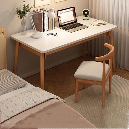 Ergonomisches Schreibtisch- und Stuhl-Set – Bequemer Spiel- und Lerntisch mit abgerundeten Ecken, perfekt für Heimbüro und Schlafzimmer-Arbeitsbereiche von Generisch