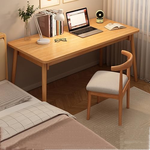Ergonomisches Schreibtisch- und Stuhl-Set – Bequemer Spiel- und Lerntisch mit abgerundeten Ecken, perfekt für Heimbüro und Schlafzimmer-Arbeitsbereiche von Generisch