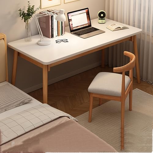 Ergonomisches Schreibtisch- und Stuhl-Set – Bequemer Spiel- und Lerntisch mit abgerundeten Ecken, perfekt für Heimbüro und Schlafzimmer-Arbeitsbereiche von Generisch