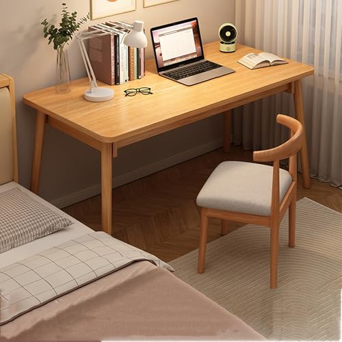 Ergonomisches Schreibtisch- und Stuhl-Set – Bequemer Spiel- und Lerntisch mit abgerundeten Ecken, perfekt für Heimbüro und Schlafzimmer-Arbeitsbereiche von Generisch