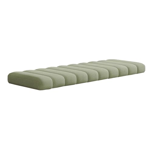 Erkerfenster Sitzpolster rutschfeste Sofa-Renovierungskissen mit Reißverschluss waschbare Sitzmatte für Esszimmerstuhl Schuhbank 140 x 40 x 4 5 cm von Generisch