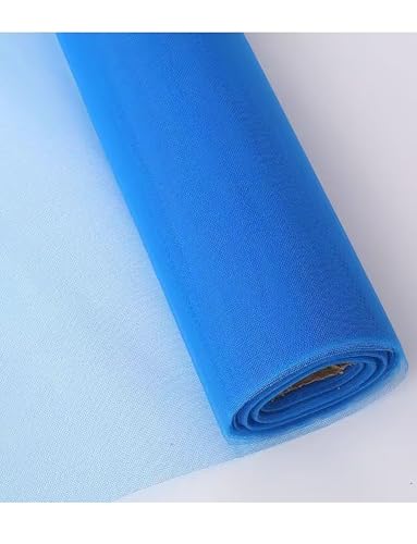 Ersatz-Fenstergitter, verstellbares Polyester-Gitter for Fenster und Türen, DIY-Fenstergitterrolle, französische Terrasseneingangsveranda, Schiebetür(Blue,59.1inx98.4ft) von Generisch