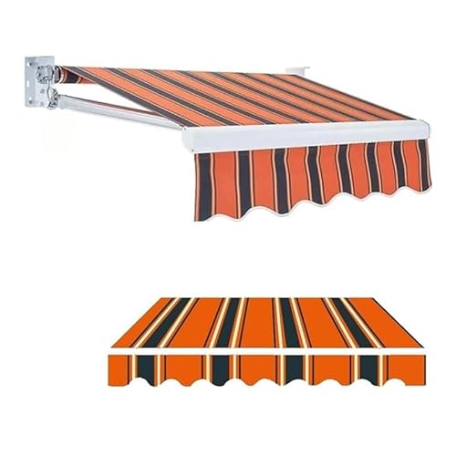 Ersatz-Leinwand für einziehbare Markisen, UV-beständig, für Garten, Terrasse und Fenster, wasserdicht, 500 x 250 cm/600 x 300 cm (ge 6 x 2 m/20 x 6,5 Fuß) von Generisch