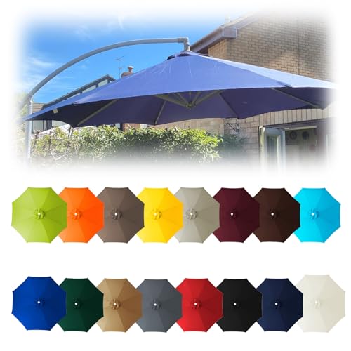 Ersatz-Sonnenschirm-Stoffbezug – Überdachung für Garten, Hof, Terrasse, Deck, passend für 6/8 Arme, Sonnenschutztuch Ersatz-Sonnenschirm-Stoffbezug – Überdachung für Garten, Hof, Terrasse, Deck, passend für 6/8 Arme, Sonnenschutztuch von Generisch