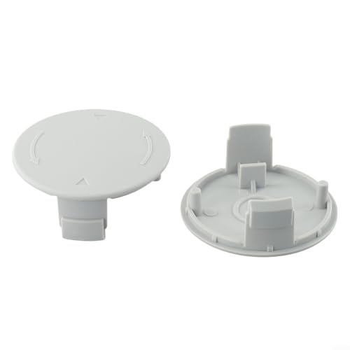 Ersatz-Spulenabdeckung für Bosch 23–37 Rasentrimmer, kompatibel mit schnurlosem Auto-Feed Rasentrimmer, Gartenwerkzeug-Zubehör (2 Stück) von Generisch