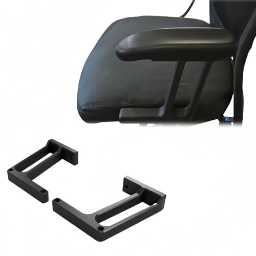Ersatz-Stuhl-Armlehne, kompatibel mit IKEA Markus, Ersatzkissen für gängige ergonomische Drehstühle, einfaches Anklemmen (ein Paar) von Generisch