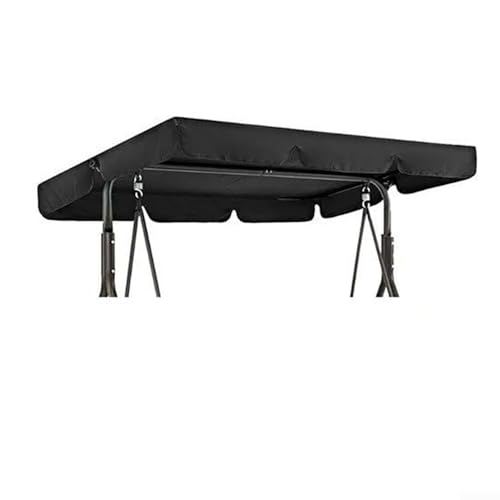 Ersatz-Überdachung für 2- und 3-Sitzer-Terrassenschaukelstuhl, wasserdichte Anti-UV-Hängemattenabdeckung, perfekt für Garten, Innenhof, Innen- und Außenbereich, Größe 190 x 132 x 15 cm Ersatz-Überdachung für 2- und 3-Sitzer-Terrassenschaukelstuhl, wasserdichte Anti-UV-Hängemattenabdeckung, perfekt für Garten, Innenhof, Innen- und Außenbereich, Größe 190 x 132 x 15 cm von Generisch