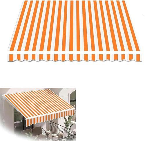 Ersatzbezug für Terrassenmarkise, 280 g, wasserabweisendes Polyestergewebe, für den Außenbereich, ideal für Fenster, Türen und Decks Ersatzbezug für Terrassenmarkise, 280 g, wasserabweisendes Polyestergewebe, für den Außenbereich, ideal für Fenster, Türen und Decks von Generisch