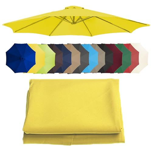 Ersatzdach für versetzte Regenschirme (2–3,5 m) – strapazierfähiger Outdoor-Stoff-Sonnenschutz für Terrasse, Garten, Pool, wetterbeständig, einfach zu installieren von Generisch