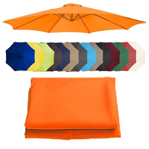 Ersatzdach für versetzte Regenschirme (2–3,5 m) – strapazierfähiger Outdoor-Stoff-Sonnenschutz für Terrasse, Garten, Pool, wetterbeständig, einfach zu installieren von Generisch
