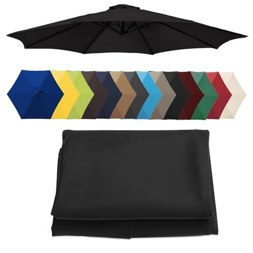 Ersatzdach für versetzte Regenschirme (2–3,5 m) – strapazierfähiger Outdoor-Stoff-Sonnenschutz für Terrasse, Garten, Pool, wetterbeständig, einfach zu installieren von Generisch