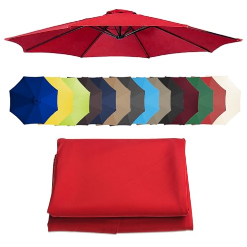 Ersatzdach für versetzte Regenschirme – strapazierfähiger Outdoor-Stoff-Sonnenschutz, witterungsbeständig und einfach zu installieren für Terrasse, Garten, Pool Ersatzdach für versetzte Regenschirme – strapazierfähiger Outdoor-Stoff-Sonnenschutz, witterungsbeständig und einfach zu installieren für Terrasse, Garten, Pool von Generisch