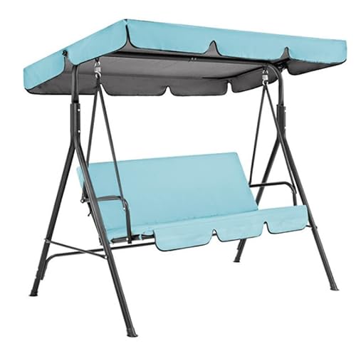 Ersatzüberdachung für Gartenschaukelsitz, Outdoor-UV-Schutz, Hängemattenabdeckung, gerüschte Schaukelstuhl-Abdeckung für Terrasse und Garten von Generisch