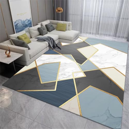 Erschwinglicher Marmor-Teppich für Babyzimmer, modernes minimalistisches geometrisches Design, waschbar, rutschfest, 160 x 270 cm, perfekt als Heimdekoration. Erschwinglicher Marmor-Teppich für Babyzimmer, modernes minimalistisches geometrisches Design, waschbar, rutschfest, 160 x 270 cm, perfekt als Heimdekoration. von Generisch