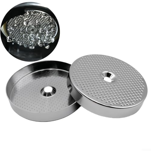 Espressomaschinen-Duschwand, 54 mm, Duschwand, Kaffeemaschine, Gruppenkopf, Ersatzteil, Edelstahl-Gruppenkopf-Ersatz für verbesserte Brühleistung (Loch 7,5 mm) von Generisch