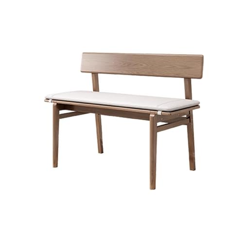 Essbank aus Massivholz mit abnehmbaren, waschbaren Kissen, stabile dicke Beine für bequemes Sitzen im Wohnzimmer, Flur, Schlafzimmer Essbank aus Massivholz mit abnehmbaren, waschbaren Kissen, stabile dicke Beine für bequemes Sitzen im Wohnzimmer, Flur, Schlafzimmer von Generisch