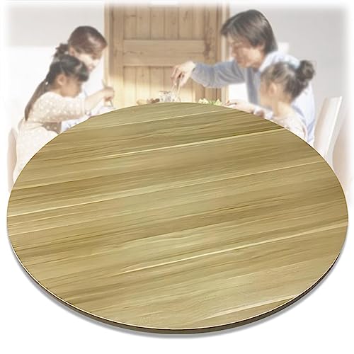 Esstisch aus Holz mit geräuschlosem Boden 50-100 cm rund drehbares Tablett Stabil 360° Glatt Drehteller für Esszimmer oder Küche Perfekt für Unterhaltung von Generisch