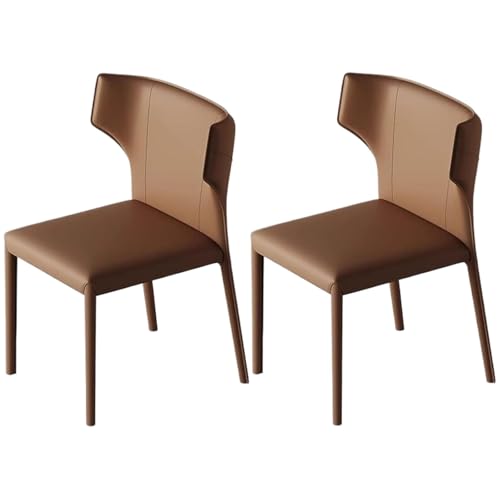 Esszimmerstühle, 2er-Set, wasserdichtes Leder mit großem Kissen und breiter Rückenlehne, ergonomisches Design, 227 kg Starke, belastbare Esszimmerstühle im modernen Stil für Restau Esszimmerstühle, 2er-Set, wasserdichtes Leder mit großem Kissen und breiter Rückenlehne, ergonomisches Design, 227 kg Starke, belastbare Esszimmerstühle im modernen Stil für Restau von Generisch