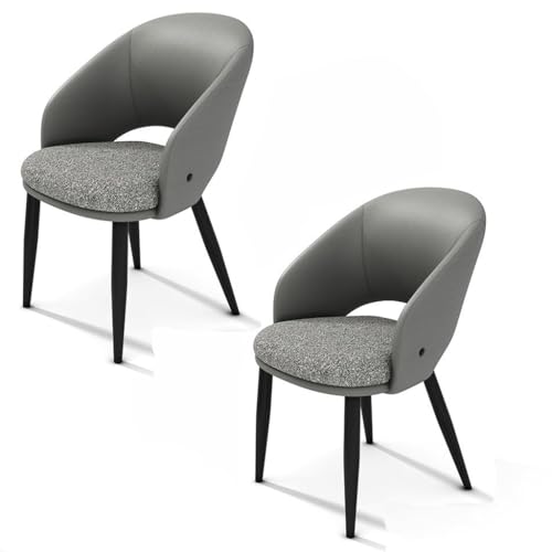 Esszimmerstühle 2er Set, Akzent Armlose Freizeit Beistellstühle mit Kissen Sitz und bequemer Rückenlehne, gepolstert für Esszimmer Esszimmerstühle 2er Set, Akzent Armlose Freizeit Beistellstühle mit Kissen Sitz und bequemer Rückenlehne, gepolstert für Esszimmer von Generisch