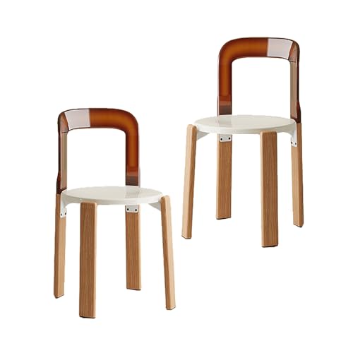 Esszimmerstühle 2er Set, Moderne Armlehne Küchenstuhl mit gebogener Rückenlehne für Wohnzimmer, Bistro, Restaurant Esszimmerstühle 2er Set, Moderne Armlehne Küchenstuhl mit gebogener Rückenlehne für Wohnzimmer, Bistro, Restaurant von Generisch