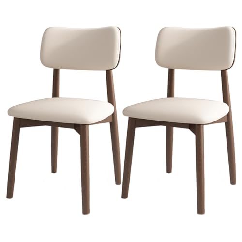 Esszimmerstühle 2er Set, Polsterstuhl aus Holz mit Holzbeinen für Wohnzimmer und Restaurant, Nussbaum hell und Khaki hell Esszimmerstühle 2er Set, Polsterstuhl aus Holz mit Holzbeinen für Wohnzimmer und Restaurant, Nussbaum hell und Khaki hell von Generisch