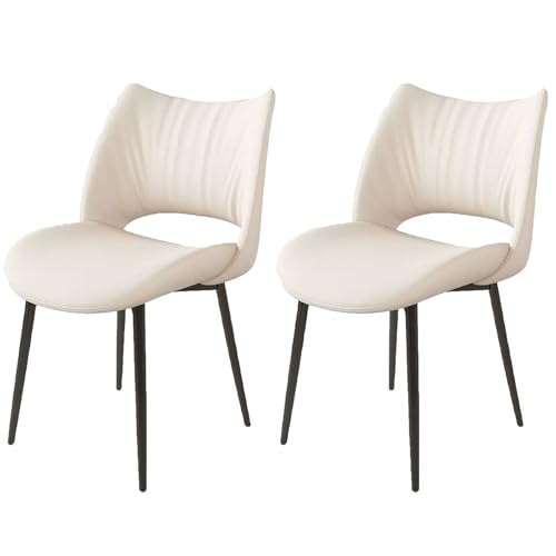 Esszimmerstühle 2er-Set, moderner gepolsterter Küchenstuhl, weiches und bequemes Mikrofaserleder mit hochelastischem Schaumstoff und Metallbeinen für Restaurant, Wohnzimmer, Restau Esszimmerstühle 2er-Set, moderner gepolsterter Küchenstuhl, weiches und bequemes Mikrofaserleder mit hochelastischem Schaumstoff und Metallbeinen für Restaurant, Wohnzimmer, Restau von Generisch