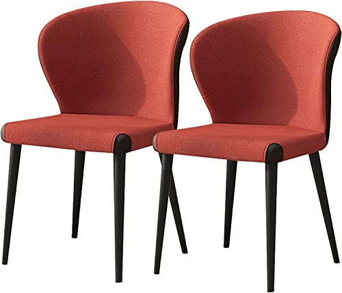Esszimmerstühle 2er-Set – ChairLeisure Design mit Beinen aus Karbonstahl, Spleißfläche für modernes Essen zu Hause Esszimmerstühle 2er-Set – ChairLeisure Design mit Beinen aus Karbonstahl, Spleißfläche für modernes Essen zu Hause von Generisch