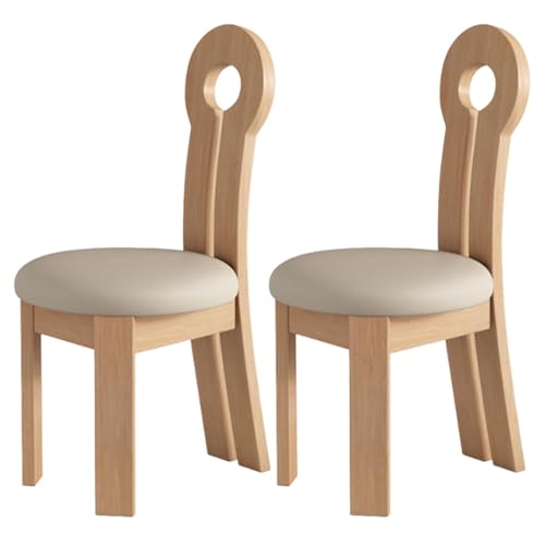 Esszimmerstühle 2er Set - Holzbeine für Wohnzimmer und Restaurant Esszimmerstühle 2er Set - Holzbeine für Wohnzimmer und Restaurant von Generisch