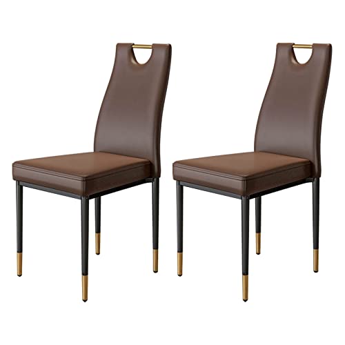 Esszimmerstühle 2er-Set – Küchentheke, Loungesessel mit Rückenlehne und gepolstertem Sitz, Kunstleder für Wohnzimmer und Empfang Esszimmerstühle 2er-Set – Küchentheke, Loungesessel mit Rückenlehne und gepolstertem Sitz, Kunstleder für Wohnzimmer und Empfang von Generisch