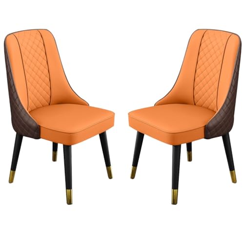 Esszimmerstühle 2er Set Mikrofaser Leder Küche Lounge Stühle mit Holzbeinen und Rückenlehne Esszimmerstühle 2er Set Mikrofaser Leder Küche Lounge Stühle mit Holzbeinen und Rückenlehne von Generisch