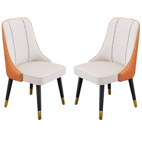 Esszimmerstühle 2er Set Mikrofaser Leder Küche Lounge Stühle mit Holzbeinen und Rückenlehne Esszimmerstühle 2er Set Mikrofaser Leder Küche Lounge Stühle mit Holzbeinen und Rückenlehne von Generisch