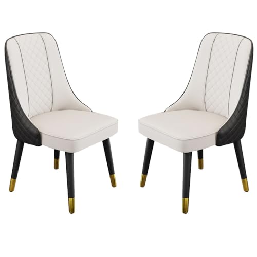 Esszimmerstühle 2er Set Mikrofaser Leder Küche Lounge Stühle mit Holzbeinen und Rückenlehne Esszimmerstühle 2er Set Mikrofaser Leder Küche Lounge Stühle mit Holzbeinen und Rückenlehne von Generisch