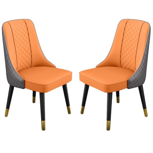 Esszimmerstühle 2er Set Mikrofaser Leder Küche Lounge Stühle mit Holzbeinen und Rückenlehne Esszimmerstühle 2er Set Mikrofaser Leder Küche Lounge Stühle mit Holzbeinen und Rückenlehne von Generisch