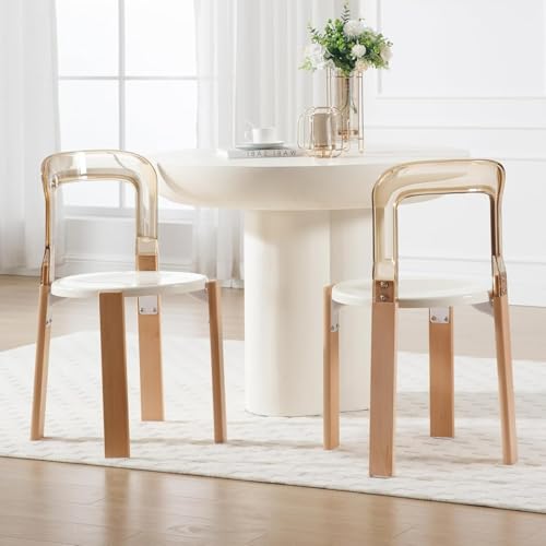 Esszimmerstühle 2er Set - Moderne klare Seitenstühle für Küche, Wohnzimmer oder Schlafzimmer, stilvolle Ergänzung für jede Wohnkultur Esszimmerstühle 2er Set - Moderne klare Seitenstühle für Küche, Wohnzimmer oder Schlafzimmer, stilvolle Ergänzung für jede Wohnkultur von Generisch
