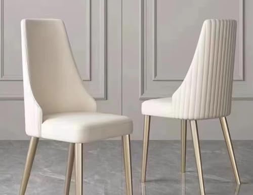 Esszimmerstühle 2er Set - Polsterstühle mit Metallbeinen für Esszimmer, Küche, Büro - Stilvolle Akzentmöbel Esszimmerstühle 2er Set - Polsterstühle mit Metallbeinen für Esszimmer, Küche, Büro - Stilvolle Akzentmöbel von Generisch