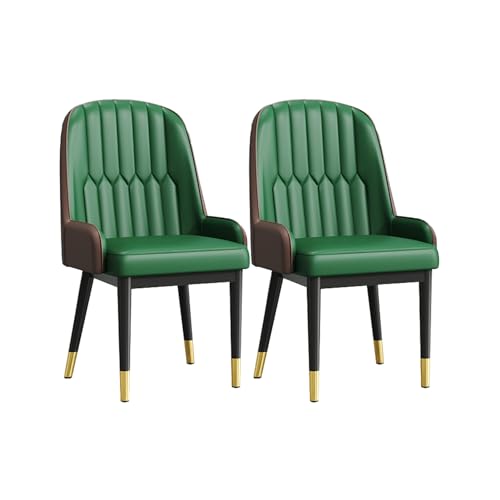 Esszimmerstühle 6er Set, Moderne Polsterstühle Seitenstühle mit Armlehnen, Hohe Rückenlehne PU für Esszimmer von Generisch