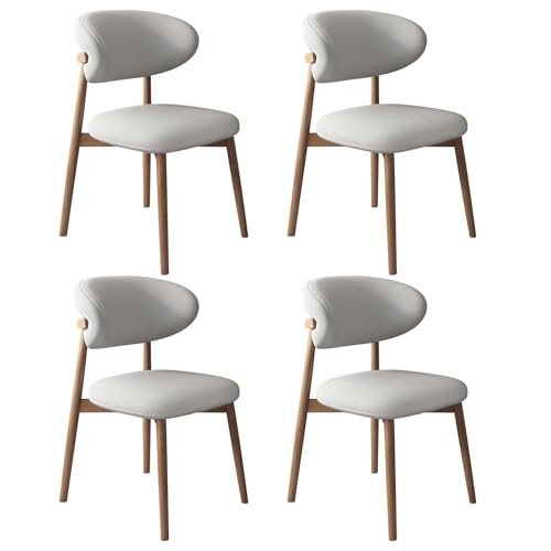 Esszimmerstühle Set - Mid Century Moderne gepolsterte Holzstühle, bequem und leicht zu reinigen, stabiles Design, 6-teiliges Set für Wohnzimmer Esszimmerstühle Set - Mid Century Moderne gepolsterte Holzstühle, bequem und leicht zu reinigen, stabiles Design, 6-teiliges Set für Wohnzimmer von Generisch
