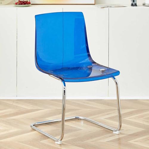 Esszimmerstühle aus Acryl, minimalistisches Design für modernes Esszimmer und Büro, 2er Set von Generisch